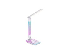 Stolní lampa GETI GTL106W s RGB osvětlením a bezdrátovým nabíjením