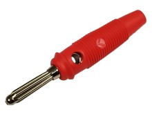 Pájecí banánek 4mm 30A červený BUELA30KRT