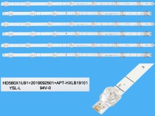 LED podsvícení 1100mm sada pro Hisense 58" TV 6 kusů 3 linie L+R