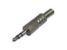 3,5mm stereo jack konektor samec kovový