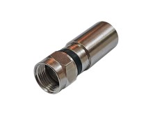 Kabelový F konektor krimpovací a lisovací 3,9–6,3 mm