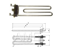 Topné těleso do pračky 230V 1935W LF420/540 Aspes,Fagor,Whirlpool