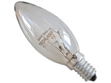 Průmyslová žárovka E14 60W / 230V klasický tvar svíčkové baňky