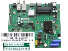 Základní deska LCD modulu Strong SRT32HB3003 / Main board K19061937-0A01709 / TP.MS3663S.PB781