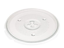Skleněný otočný talíř do mikrovlnné trouby 270 mm s trojhranným unašečem