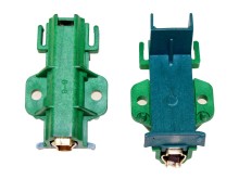 Uhlíkové kartáče do motoru pračky 4,95 x 12,35 x 33 mm s držákem, pár