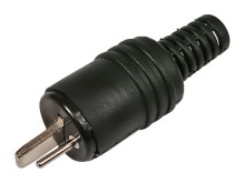 DIN repro konektor samec na kabel černý COM