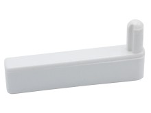 Levý bílý držák skla pro digestoř Gorenje 399389 / Mora OP610W