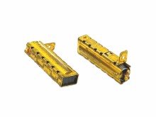 Uhlíkové kartáče do elektromotoru vysavače Eta 2ks 6.3x11.3x29.5 mm