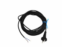 PVC kulatý napájecí kabel 2 x 0,75 mm, 6,3 m pro vysavač FLEXO