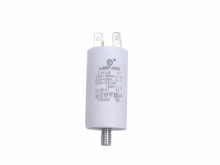 Rozběhový kondenzátor motorový 2 µF s konektory TC886DS