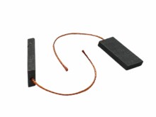 Sada uhlíků do pračky Bosch 2 ks, 5 x 12,5 x 33 mm, střední vývody pro Siemens a Neff