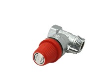 Pojistný ventil 6 bar s 1/2" vnitřním a vnějším závitem, délka 48 mm