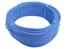 Silikonový kabel CSA 1,5 mm² modrý, lanko 1 m