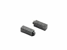 Uhlíkové kartáče do elektromotoru šicího stroje JUKI 2 ks, 3,9x4,3x12 mm s čepem 3 mm