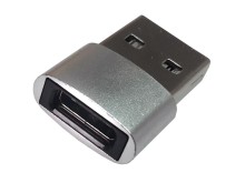 Adaptér USB-C na USB-A konektor stříbrný