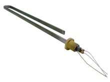 Šroubové topné těleso 1600 W 230 V U tvar, délka 370 mm zahnuté