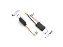 Sada 2 uhlíků do elektromotorů Bosch 6,2 x 12,4 x 24 mm