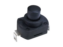 Mikrospínač s aretací KAN-9, tlačítkový vypínač 16 mm výška