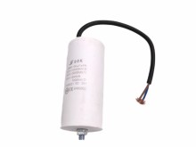 Rozběhový kondenzátor motoru 100mF s kabelem 55x121mm