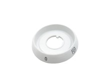 Bílý kroužek přepínače funkcí trouby pod knoflík pro sporák Mora a Gorenje 850611