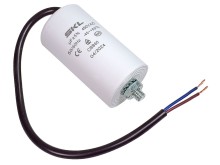 Motorový rozběhový kondenzátor 14 µF 450V 50/60Hz CBB60 s kabelem 25 cm