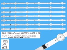 Sada LED podsvícení 610mm pro LCD TV LG 55" 7 kusů AGF30320602