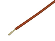 Instalační jednožilový kabel LIYV 1 x 0,75 mm² hnědý metráž