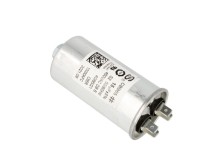 Motorový běhový kondenzátor 15 µF 450V s konektory Faston 6,3 mm
