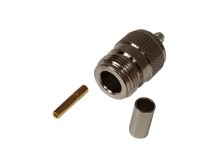 Kabelová N zásuvka 50 Ohm přímá krimpovací pro RG58C/U a LMR195