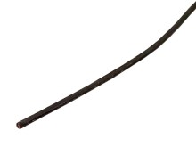 Silikonový kabel měděný lanko 0,25 mm² černý - metráž