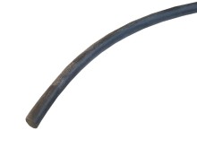 Silikonová bužírka černá 5,0 x 0,5 mm na metry