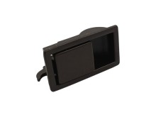Levý hnědý zámek držáku krytu filtru digestoře Mora 5701, Gorenje 814602