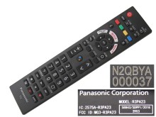 Originální dálkový ovladač Panasonic model R3PA23 N2QBYA000037