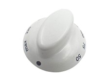 Bílý knoflík termostatu trouby Mora a Gorenje 47 mm