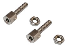 Sada 2 šroubů s maticemi UNC4-40, délka 15,8 mm