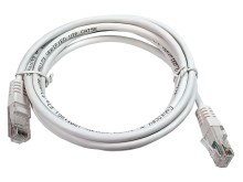 Nestíněný síťový patch kabel RJ45 - RJ45, 2 m