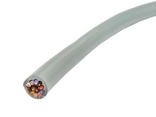 Vícežilový kulatý kabel LIYY 16 x 0,14 mm² šedý, nestíněný