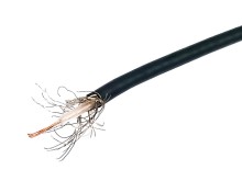 Koaxiální kabel RG174/U 50 Ohm černý metráž