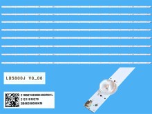 Sada LED podsvitu 1200mm pro LCD TV Philips, 8 pásků, 15 D-LED