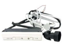 Bílý ovládací panel s elektronikou pro digestoře Mora 5701–5711, hranatý