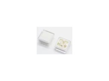 Bílý čtvercový hmatník 12x12 mm pro mikrospínače B3F-4055 a B3FS-4055P