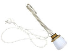 Topné těleso s termostatem 2000 W 230 V G 5/4" niklované
