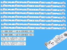 LED podsvit 450mm sada pro Thomson a TCL 4C-LB5006 s DLED ARRAY