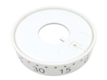 Bílý kroužek minutky pod knoflík sporáku Mora 2443 a Gorenje 850103