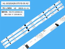 Sada LED podsvícení 596mm pro 32" LCD TV JVC a Telefunken 3 kusy