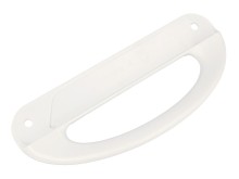 Bílé madlo dveří lednice s mrazákem 4055121018 pro Aeg, Electrolux, Zanussi