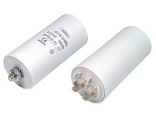 Motorový rozběhový kondenzátor 1,5 µF 450V s konektory Faston 6,3 mm
