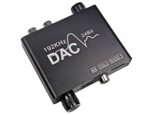 Digitální audio převodník 1x Toslink/SPDIF na 2x RCA a sluchátkový výstup s regulací