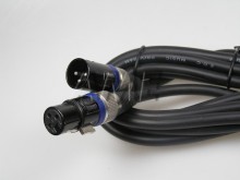 Audio kabel XLR samec - XLR samice 5 m s pojistkou